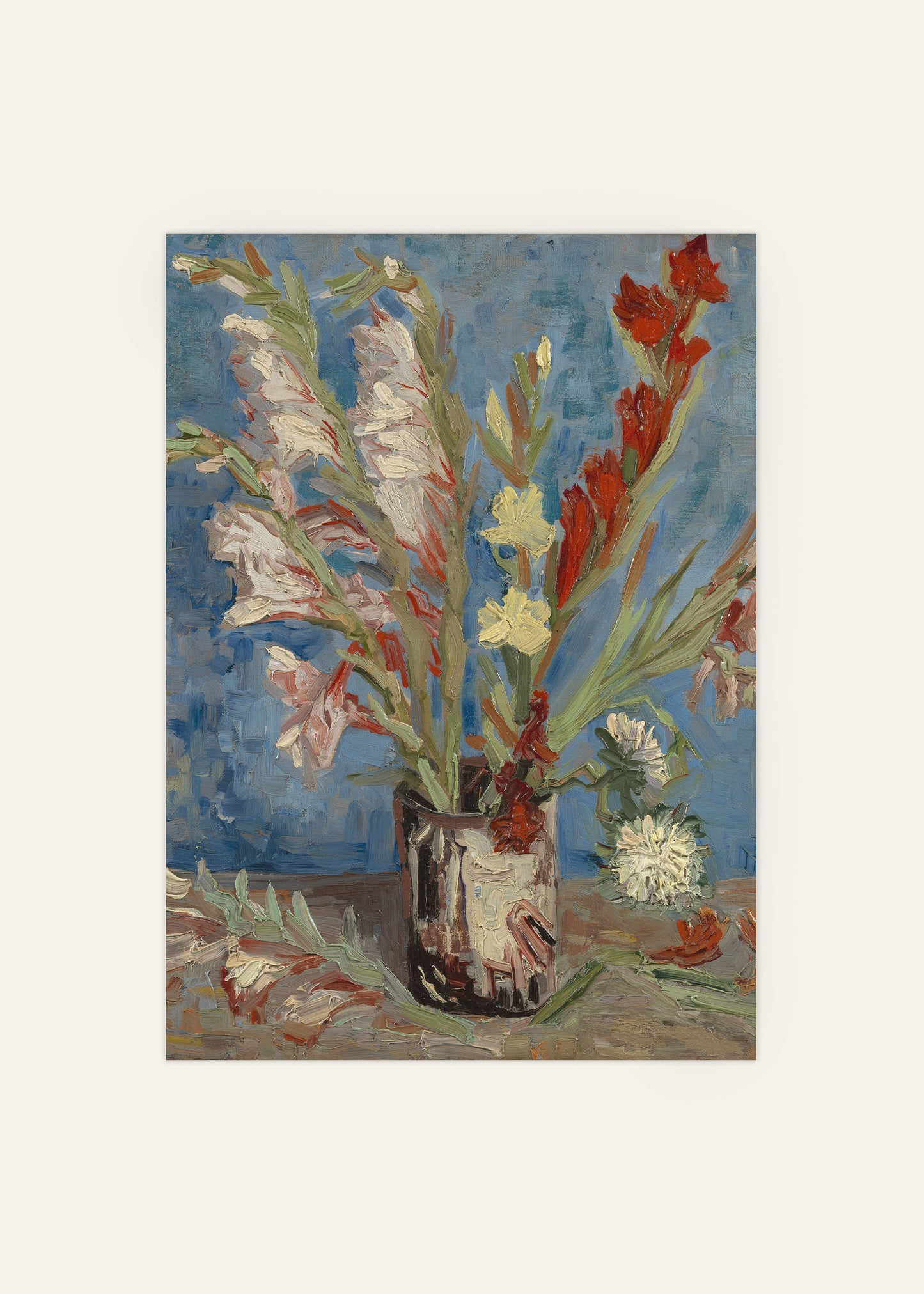 Chinese Vase Still Life Poster