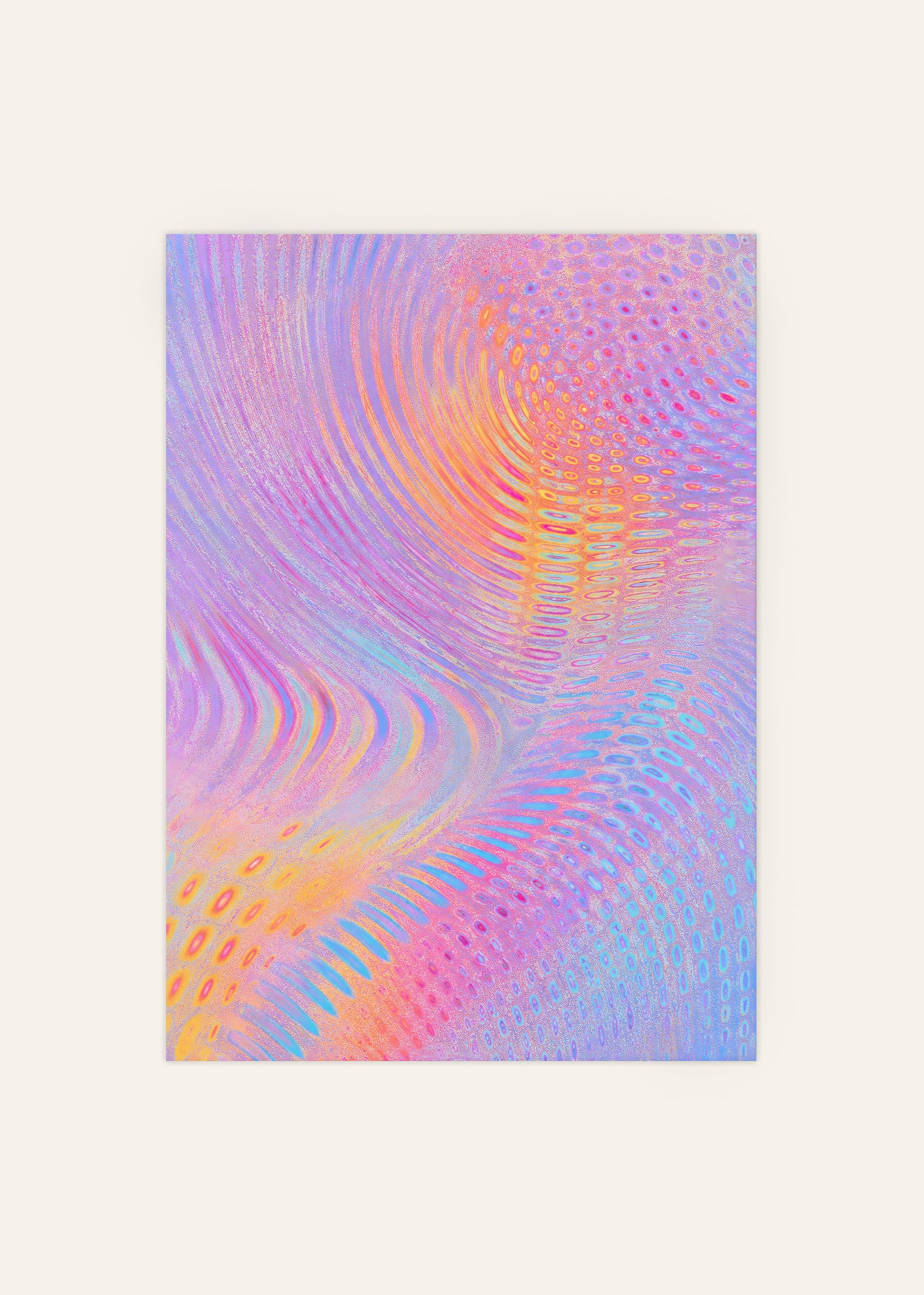Chromatic Ripple Poster