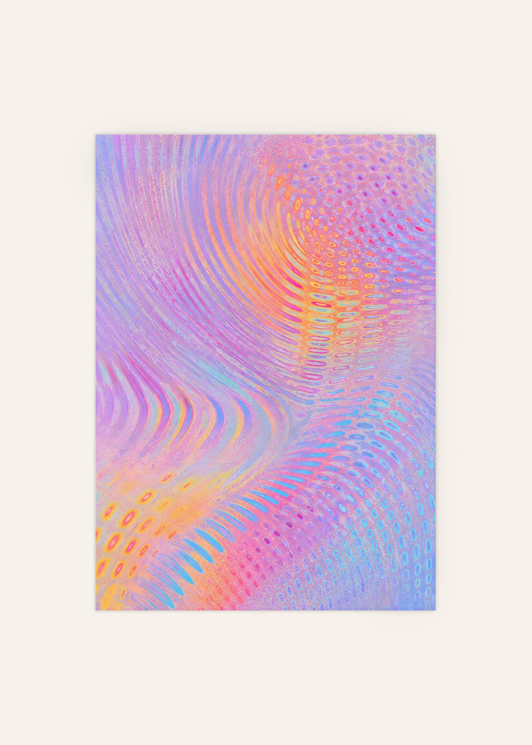 Chromatic Ripple Poster