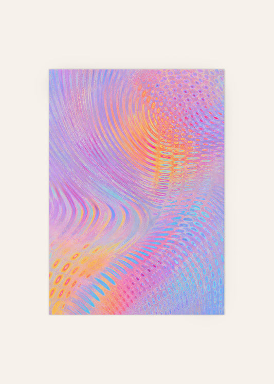 Chromatic Ripple Poster