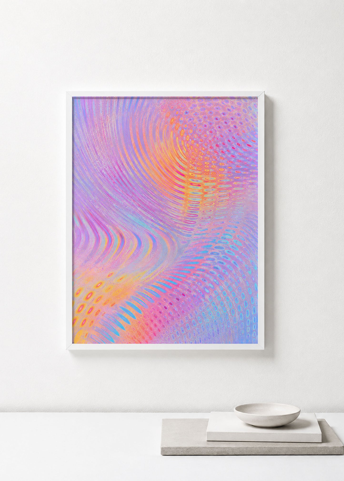 Chromatic Ripple Poster