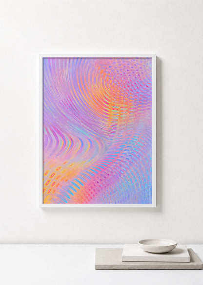 Chromatic Ripple Poster