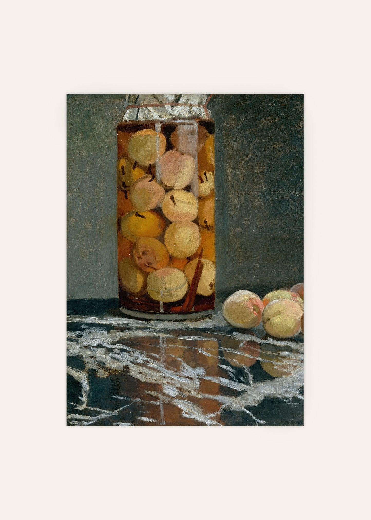 Claude Monet - Jar of Peaches