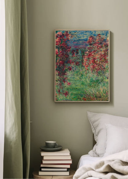 Claude Monet - La Maison Dans les Roses