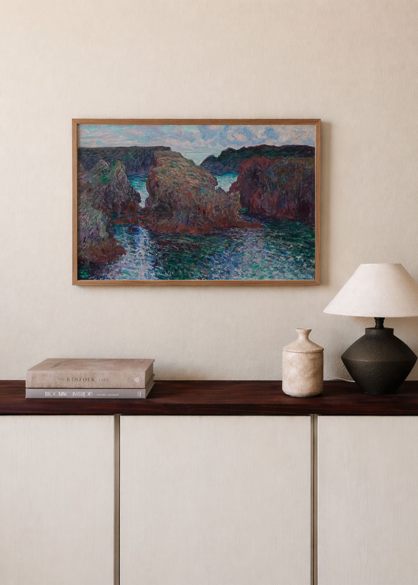 Claude Monet - Rocks at Port-Goulphar Poster