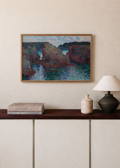 Claude Monet - Rocks at Port-Goulphar Poster