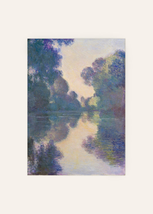 Claude Monet Morning on the Seine near Giverny Print