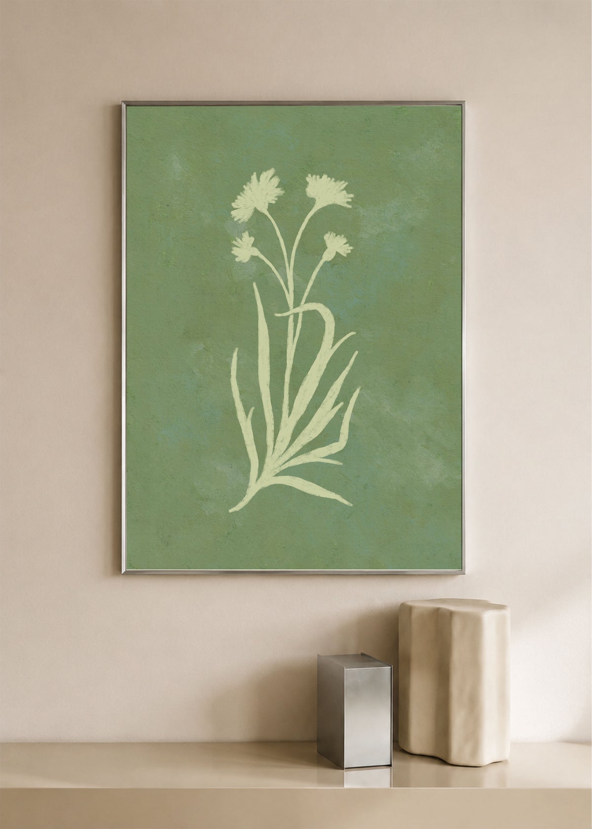 Cornflower Illustration Poster