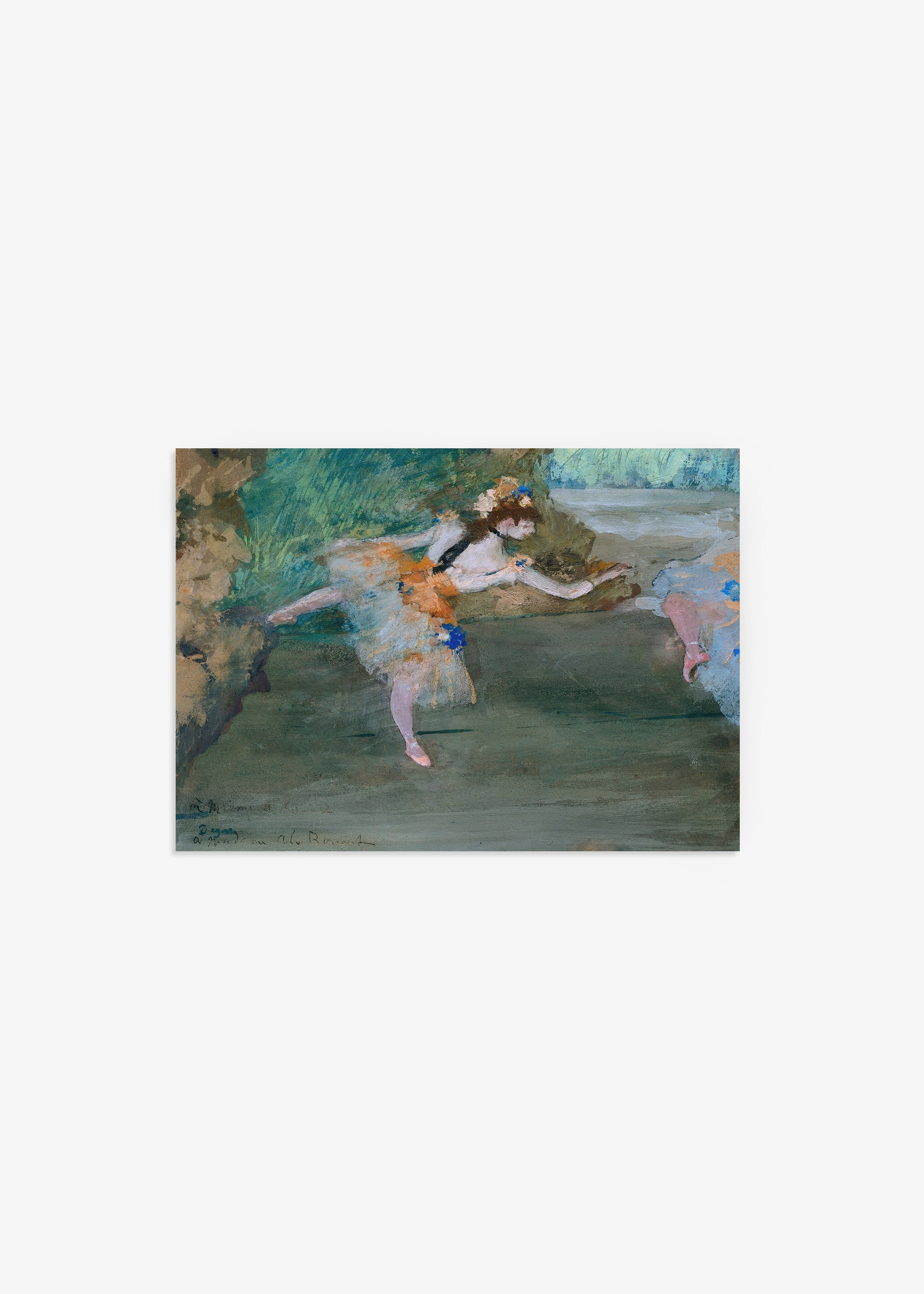 Degas - Dancer Onstage Print