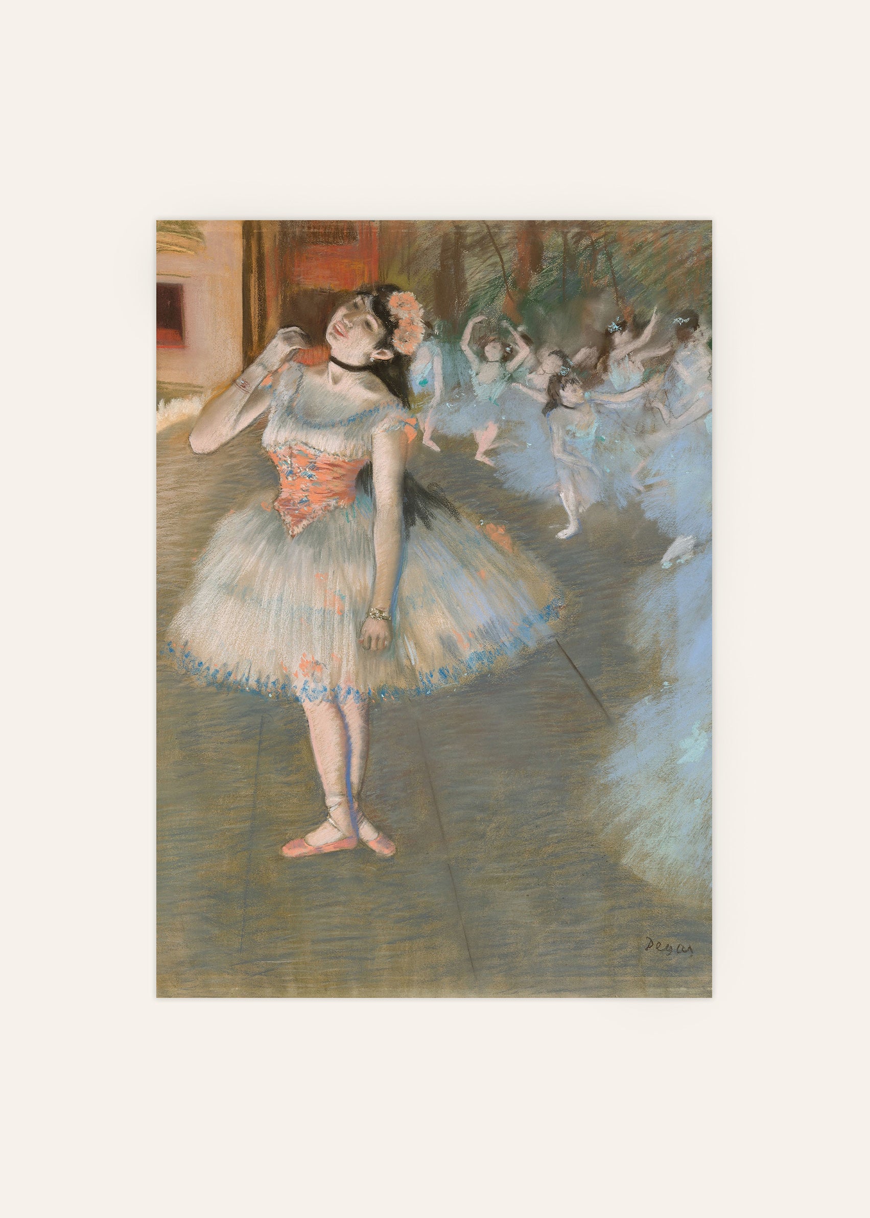 Degas - On the Stage Print