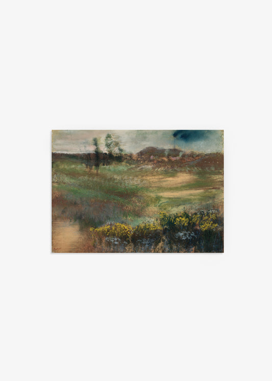 Edag Degas Landscape With Smokestack Poster