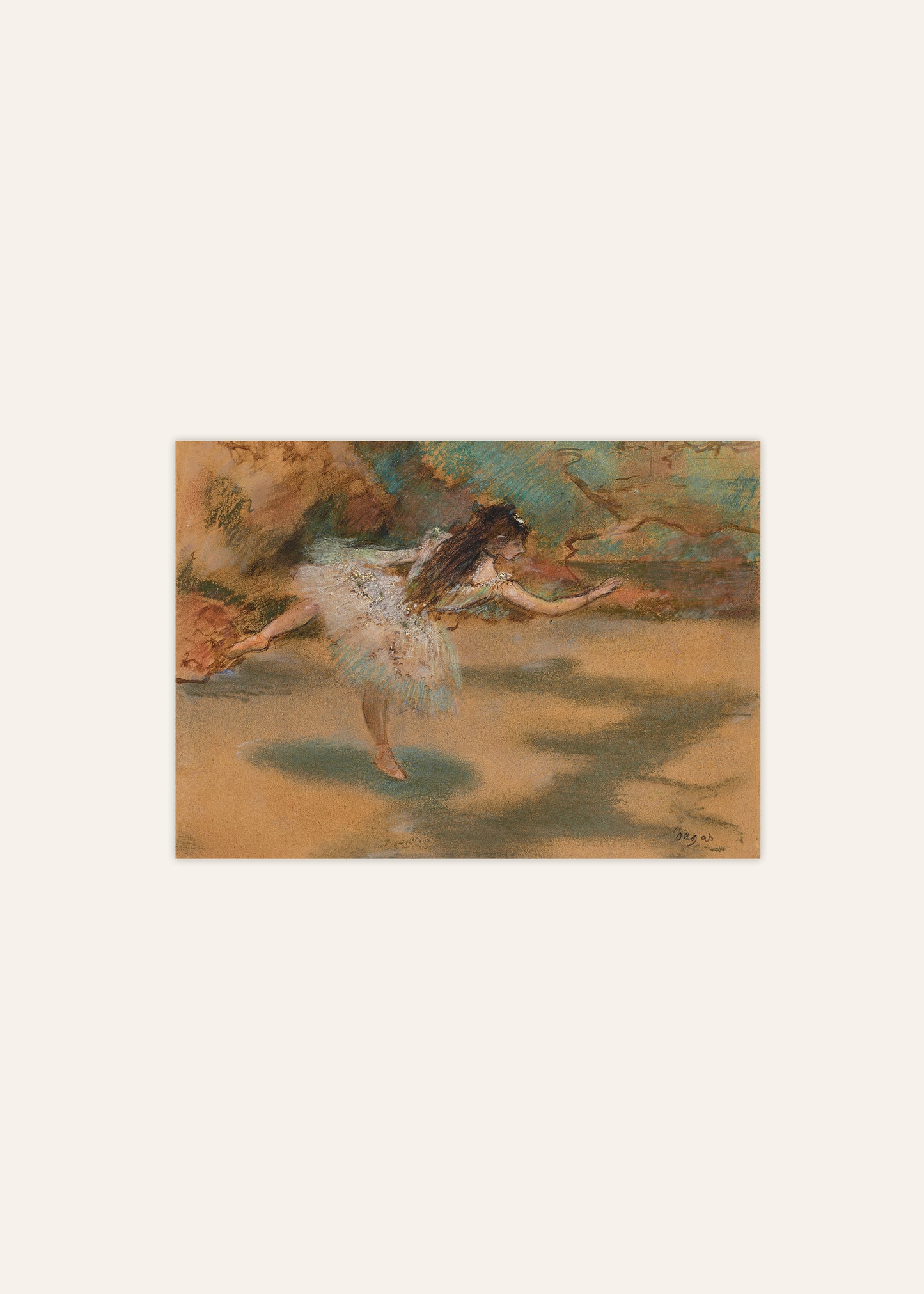 Edgar Degas - Danseuse sur une pointe Print