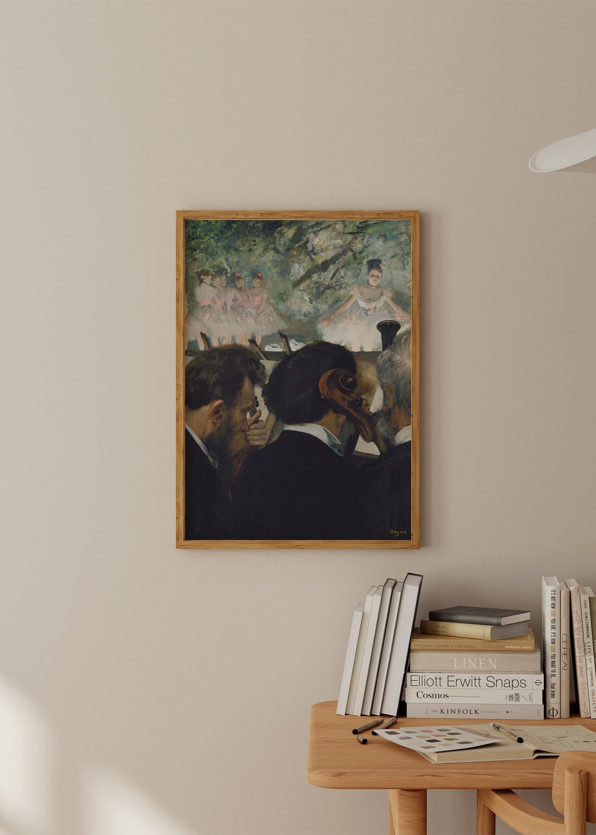 Edgar Degas - Orchestra Musicians 1872 Print