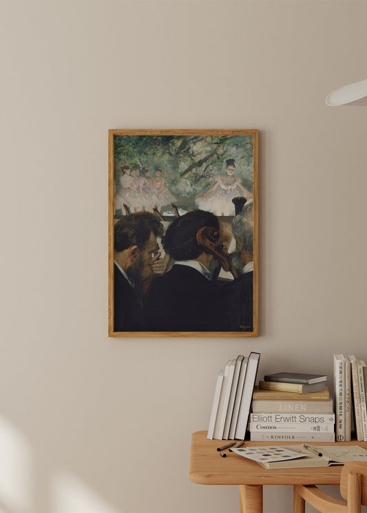 Edgar Degas - Orchestra Musicians 1872 Print