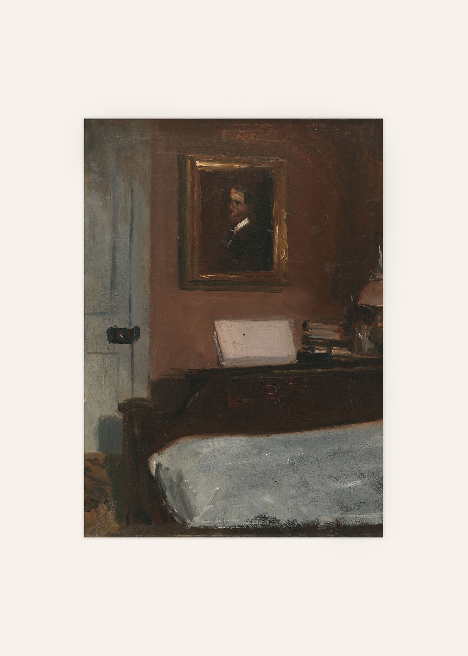 Edward Hopper - Artist's Bedroom Poster Image