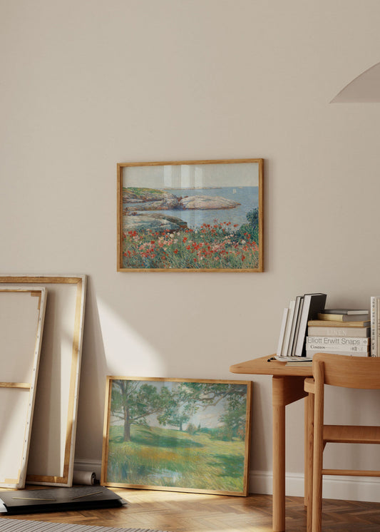 Frederick Childe Hassam - Poppies on the Isles of Shoals Poster