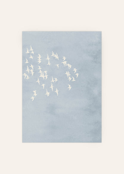Flock Of Birds Poster