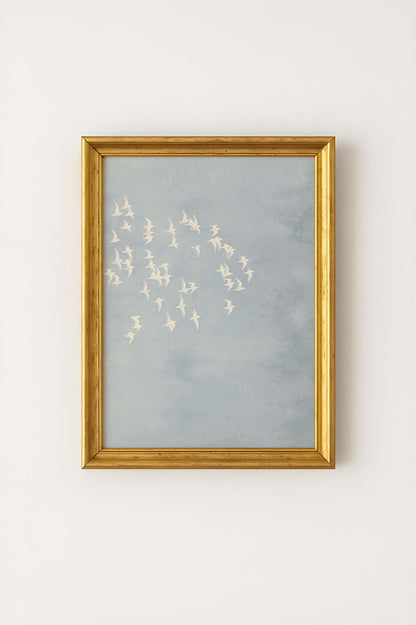Flock Of Birds Poster