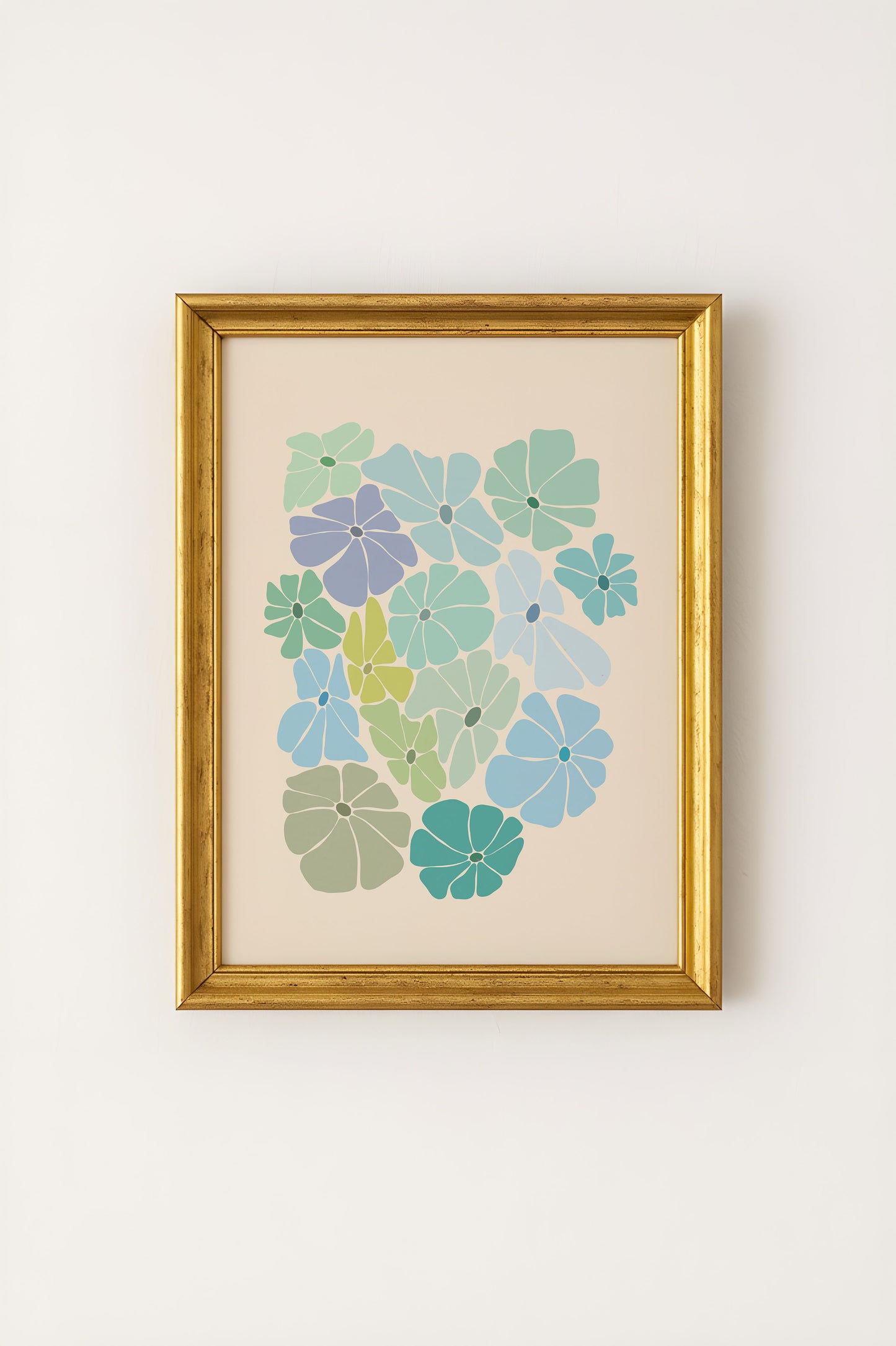 Floral Cut-Outs Poster