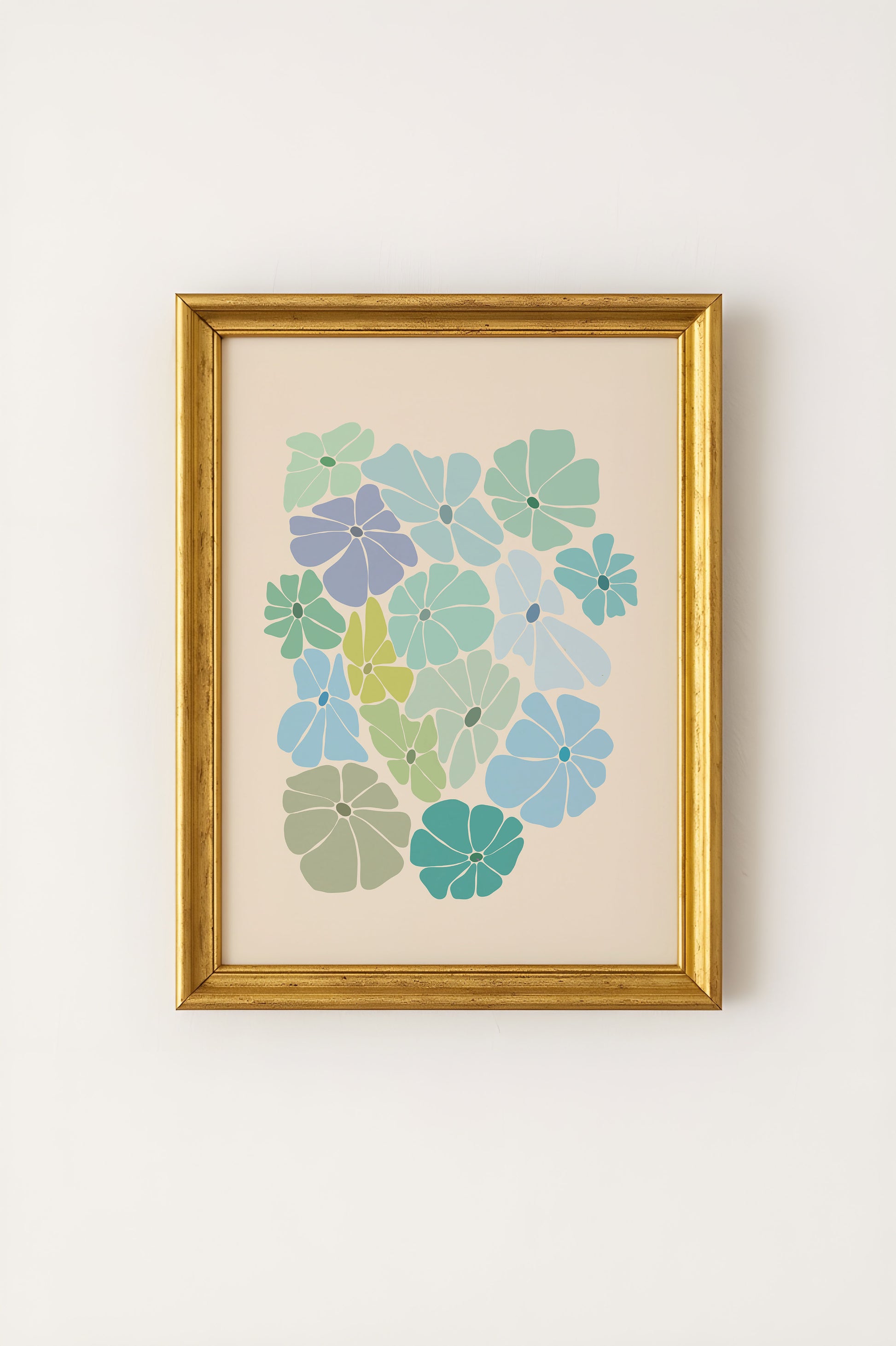 Floral Cut-Outs Poster