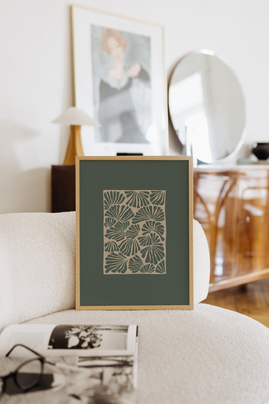 Cutout Leaves Poster