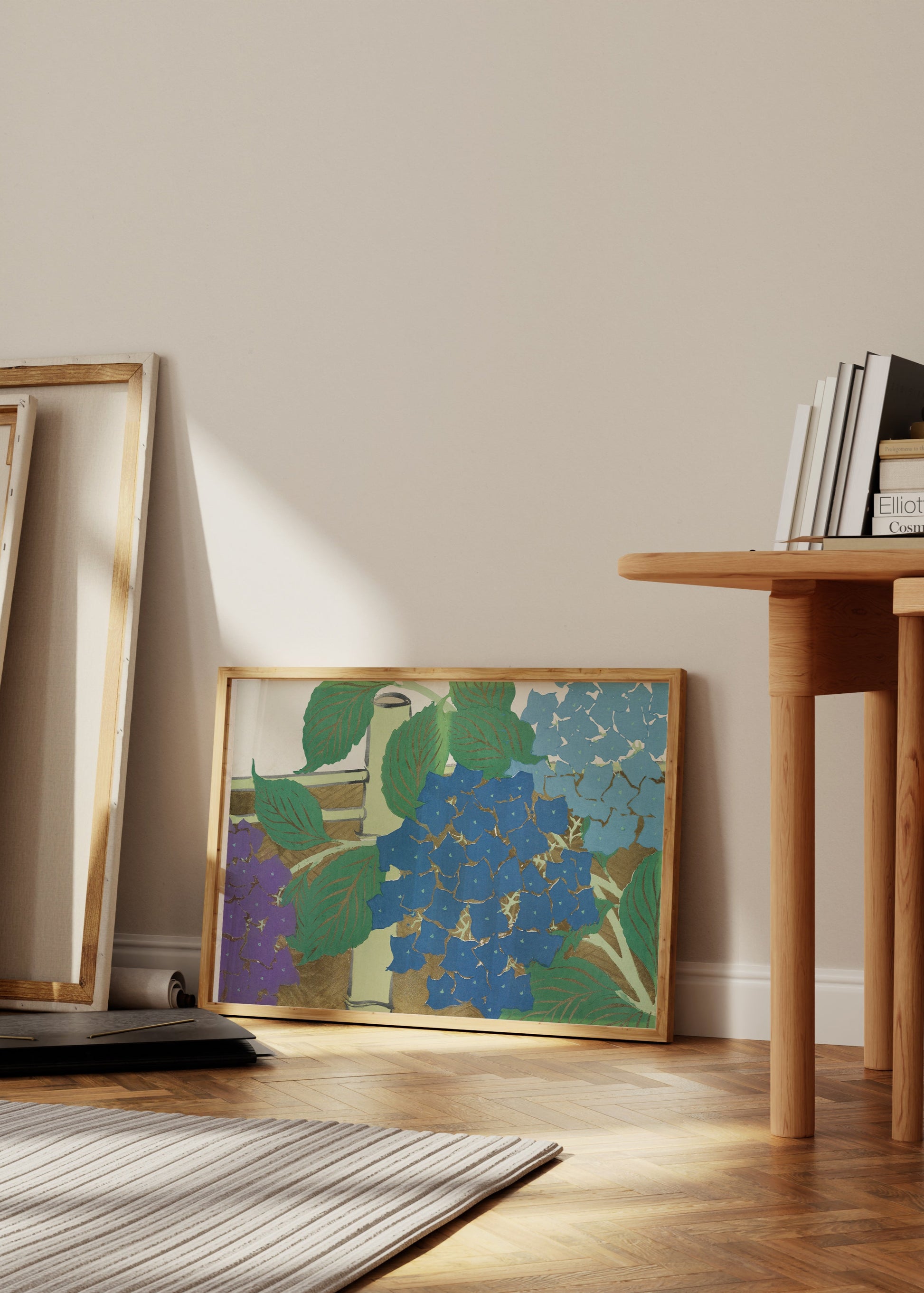 Flowers of a Hundred Generations Poster Kamisaka Sekka