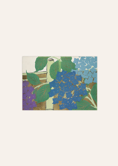 Flowers of a Hundred Generations Poster Kamisaka Sekka