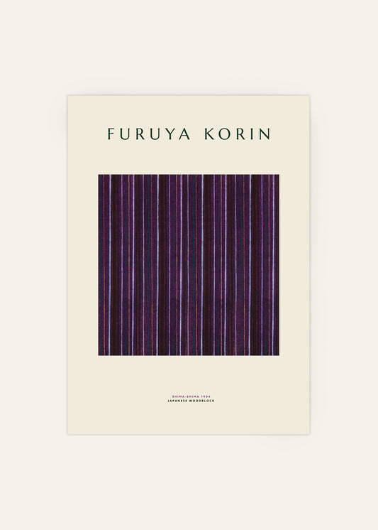 Furuya Korin - Japanese Textile Poster