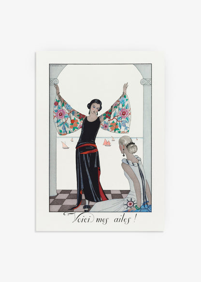 George Barbier - Voici Mes Ailes Poster