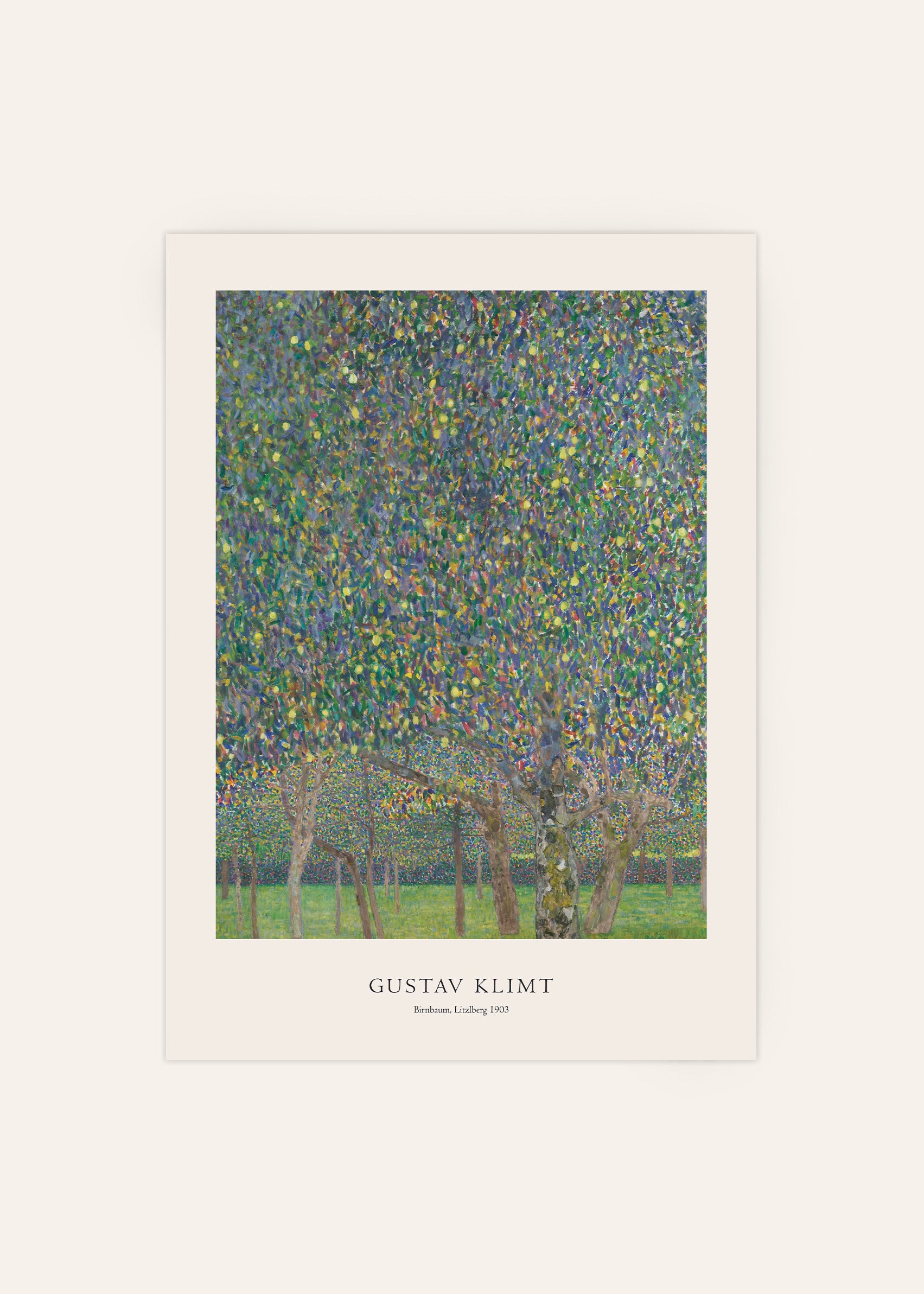 Gustav Klimt The Pear Tree Print