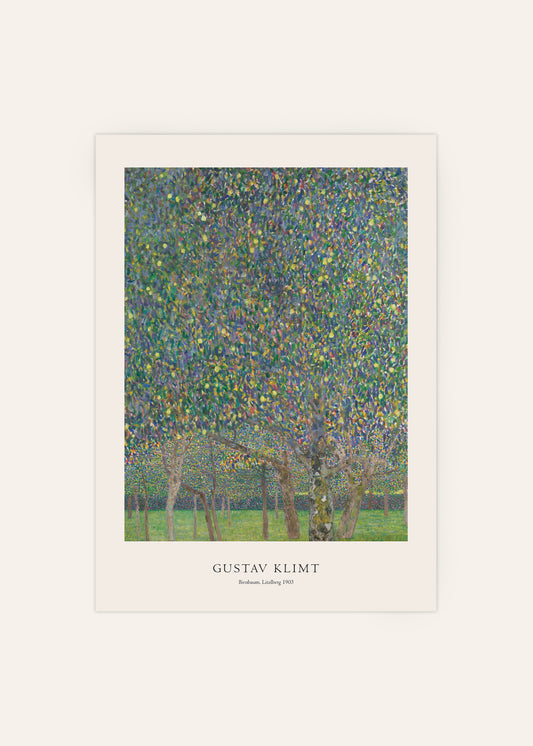 Gustav Klimt The Pear Tree Print