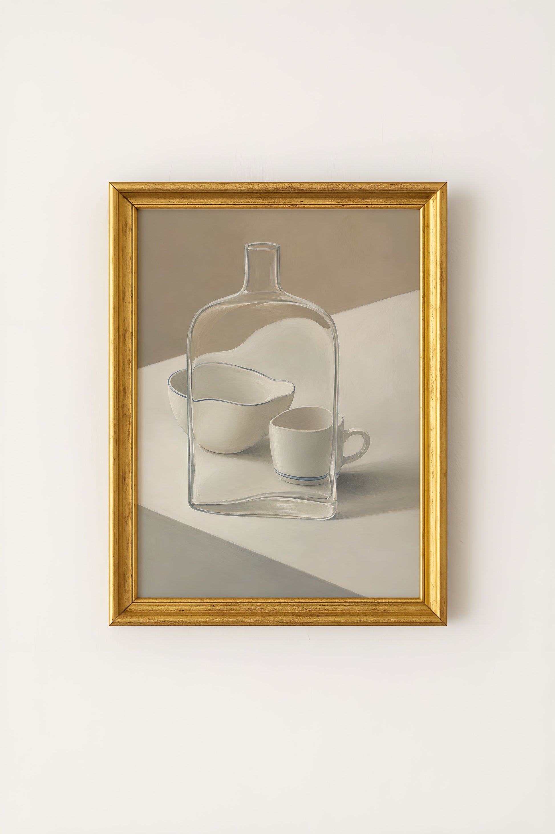 Glass and Cups Poster