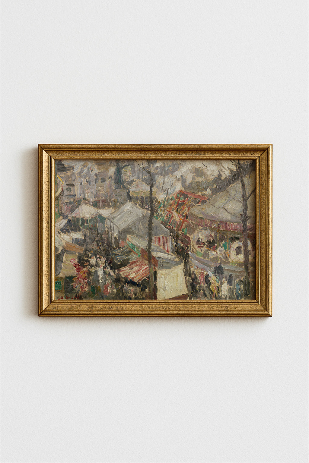 Gustave De Smet - Fair At Vrijdagmarkt In Ghent Poster