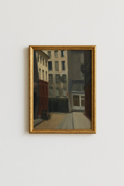 Edward Hopper - Paris Street by Edward Hopper Poster