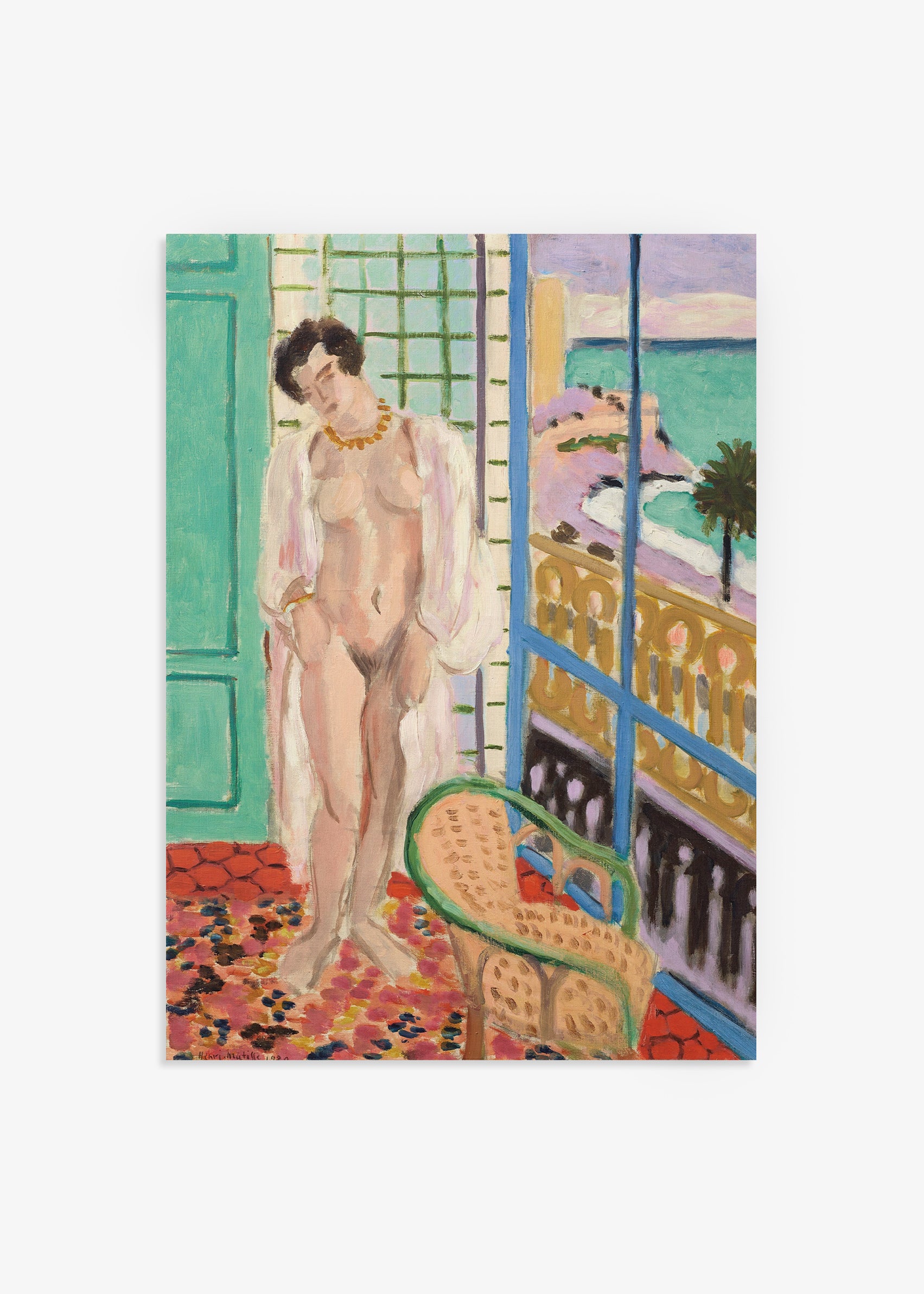 Nu à la Fenêtre Print Matisse Poster