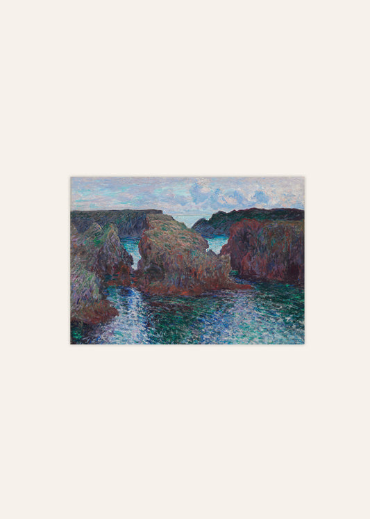 Rocks at Port-Goulphar Poster