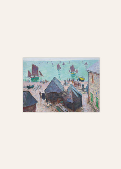 Claude Monet - The Departure of the Boats Poster
