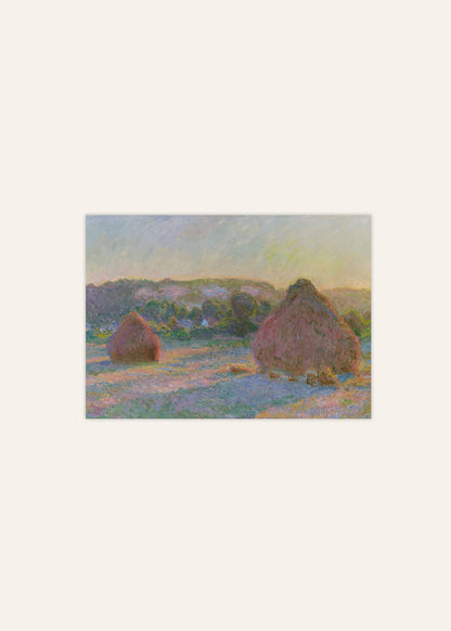 Claude Monet - Stacks of Wheat Poster