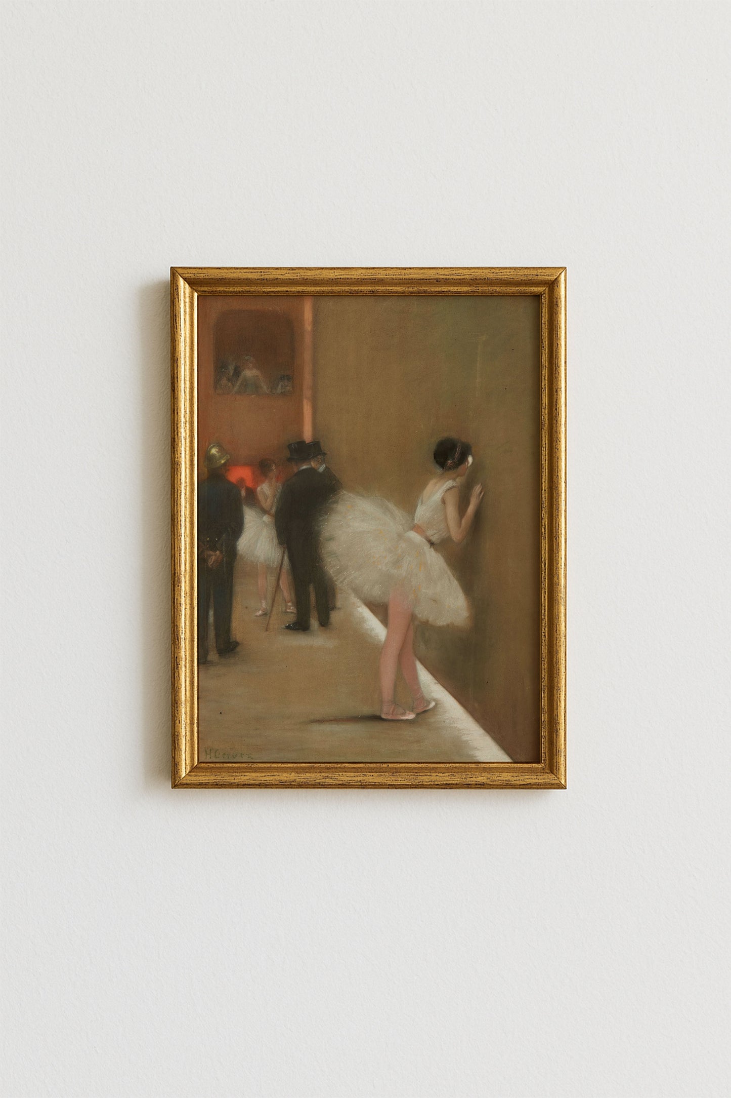 Henri Gervex - Behind the Curtain Poster