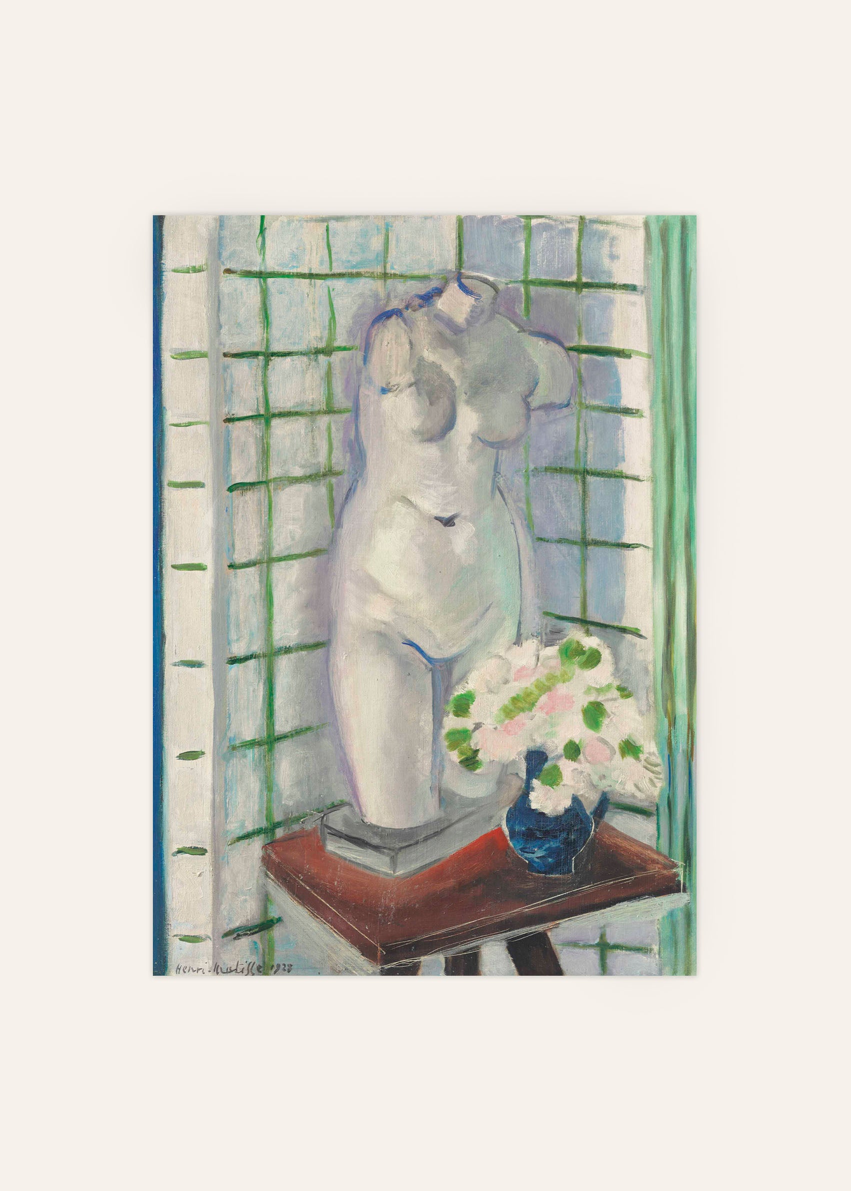 Henri Matisse - Antique et Oeillets Poster