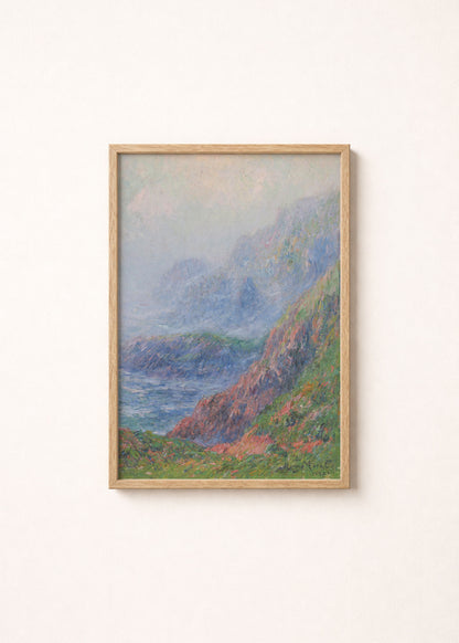 Henry Moret - Misty Morning Poster