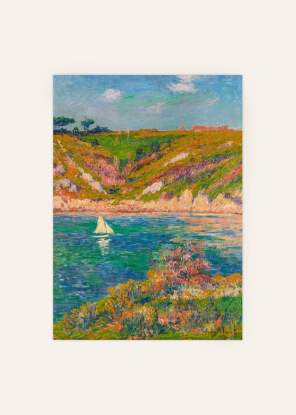Henry Moret - Paysage de Doelan Poster