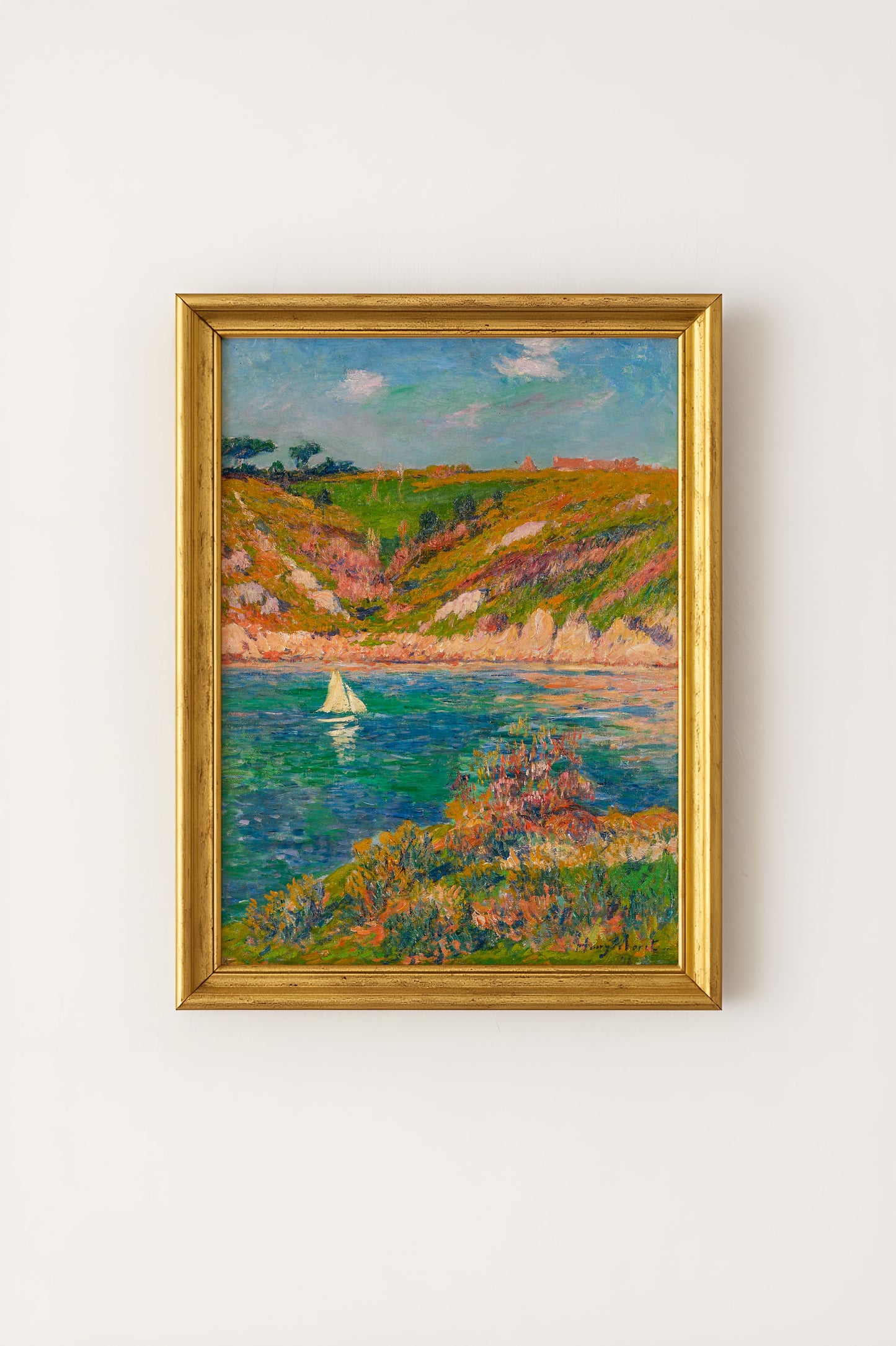 Henry Moret - Paysage de Doelan Poster