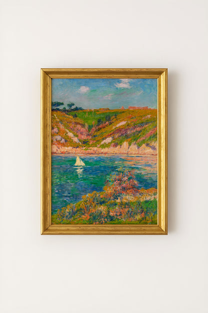 Henry Moret - Paysage de Doelan Poster