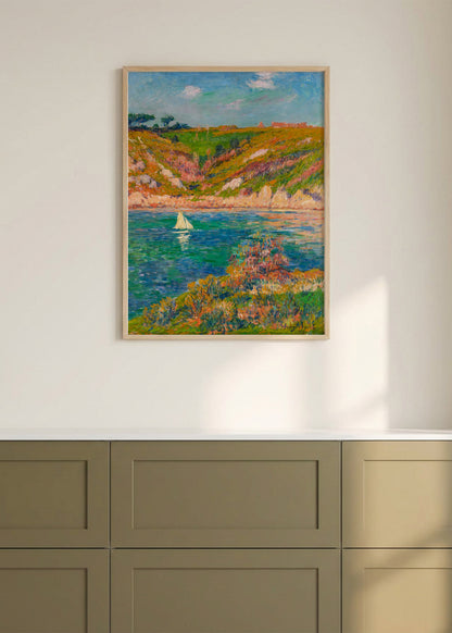 Henry Moret - Paysage de Doelan Poster