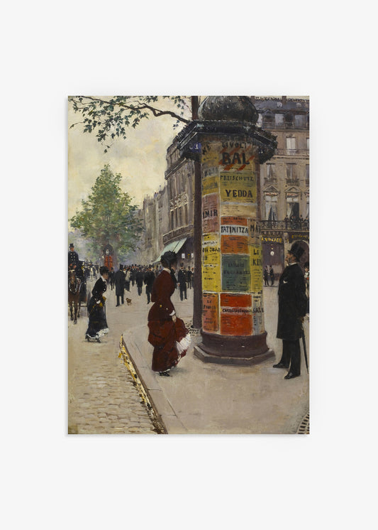 Parisian Kiosk Poster