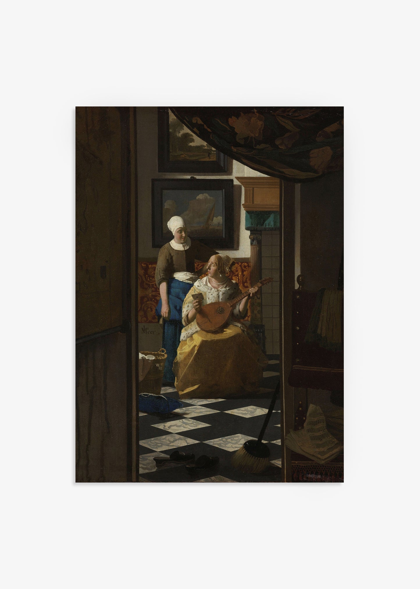 Johannes Vermeer The Love Letter Print