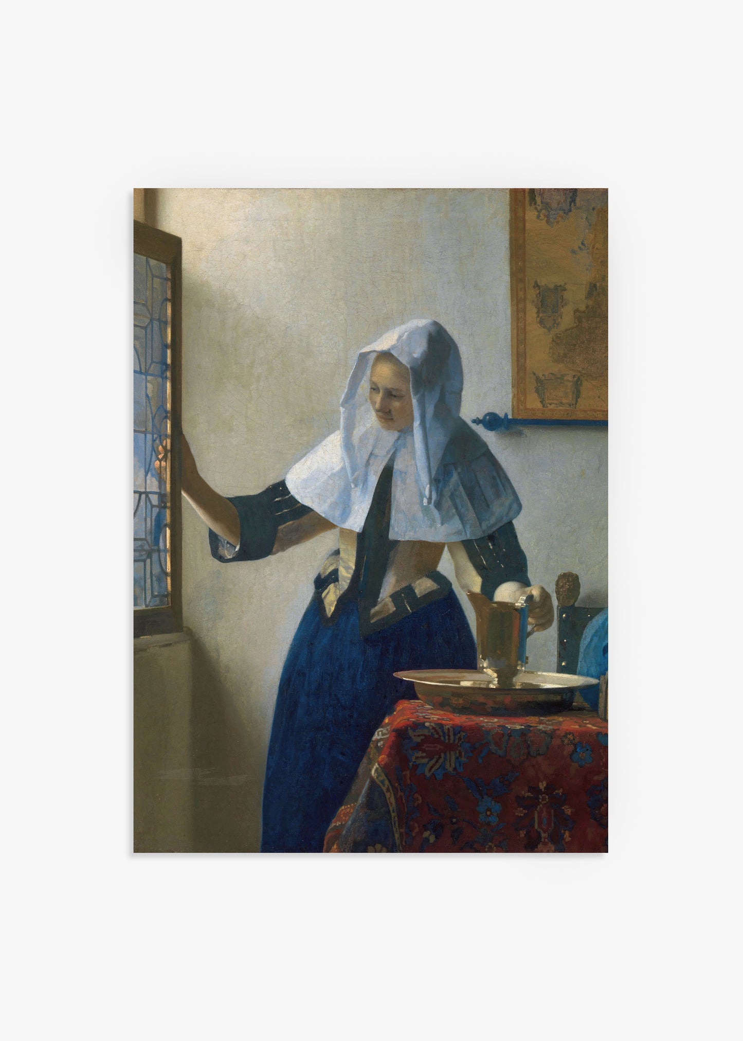 Young Woman with a Water Pitcher Print