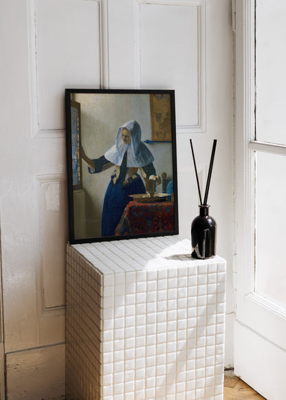 Johannes Vermeer Young Woman with a Water Pitcher Print