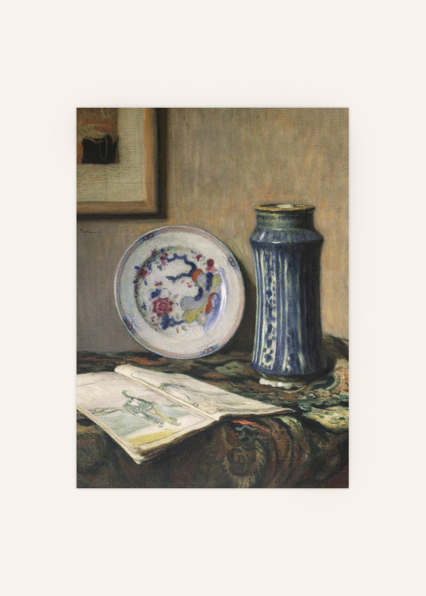 Józef Pankiewicz - Still Life with Ceramics Poster
